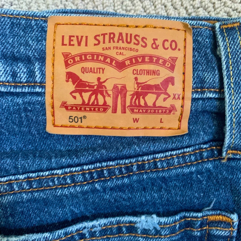 Levi’s 501 Denim Cutoffs - worn once!